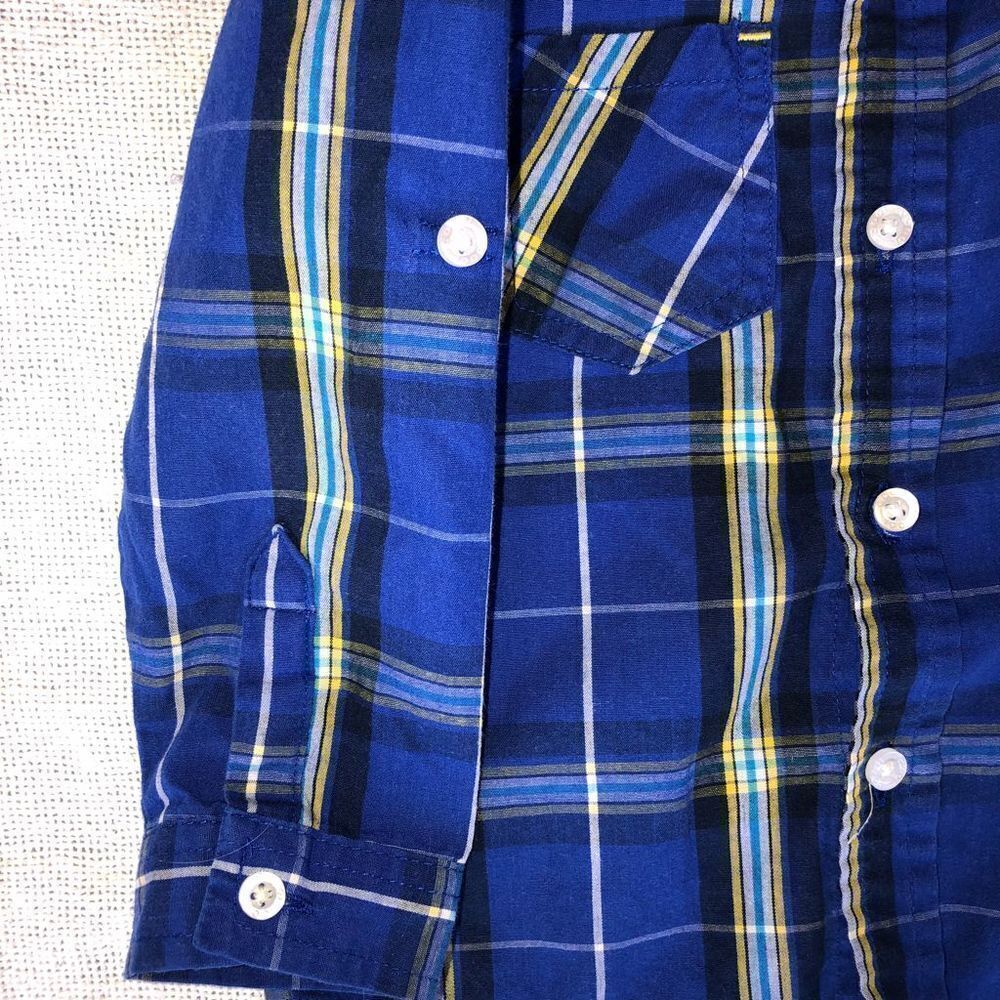 𝅺EUC Boys 24M Coogi LS Plaid Button Down Shirt - Picture 4 of 5